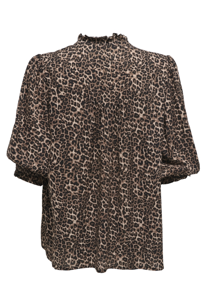 ONLRAYA 3/4 SHIRT WVN NOOS 15332997 Silver Mink/ANIMAL